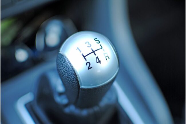 Levier de vitesse d'une boite manuelle