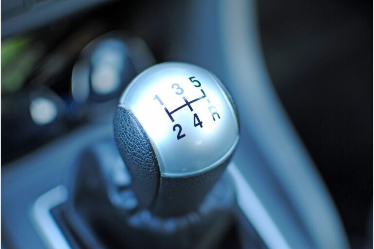 Levier de vitesse d'une boite manuelle